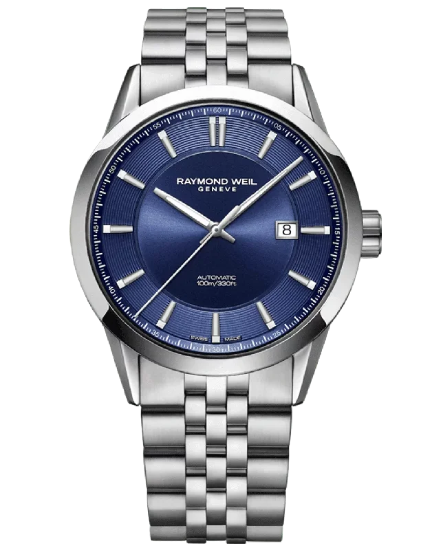 men's watches with date and time features -Raymond Weil Freelancer