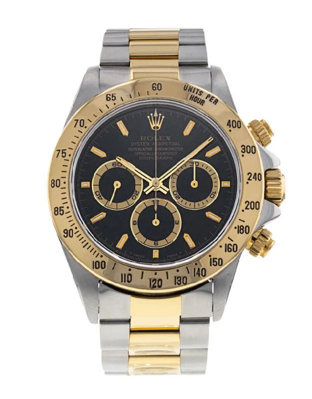 affordable quartz watches -Rolex Daytona Black Dial Men's Watch