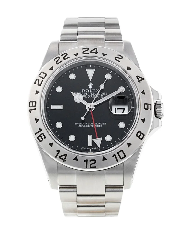 high-quality stainless steel watches for men -Rolex Explorer II Men's Watch