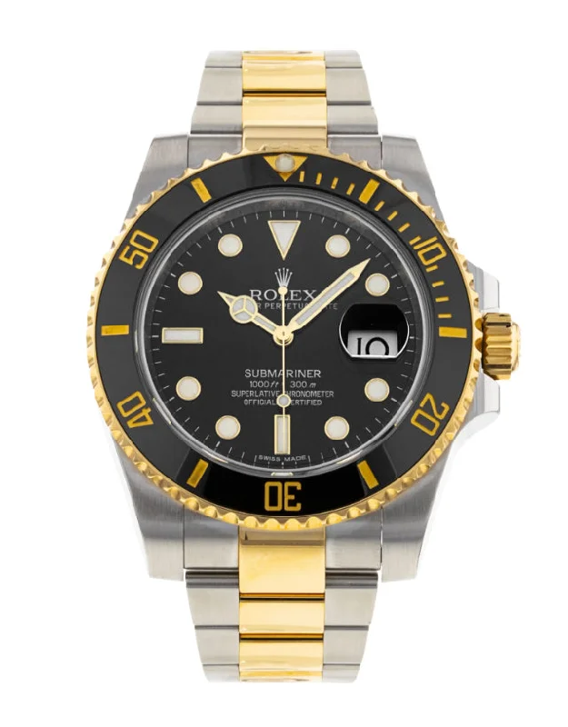 fitness smartwatches for men -Rolex Submariner Two-Tone Men's Watch