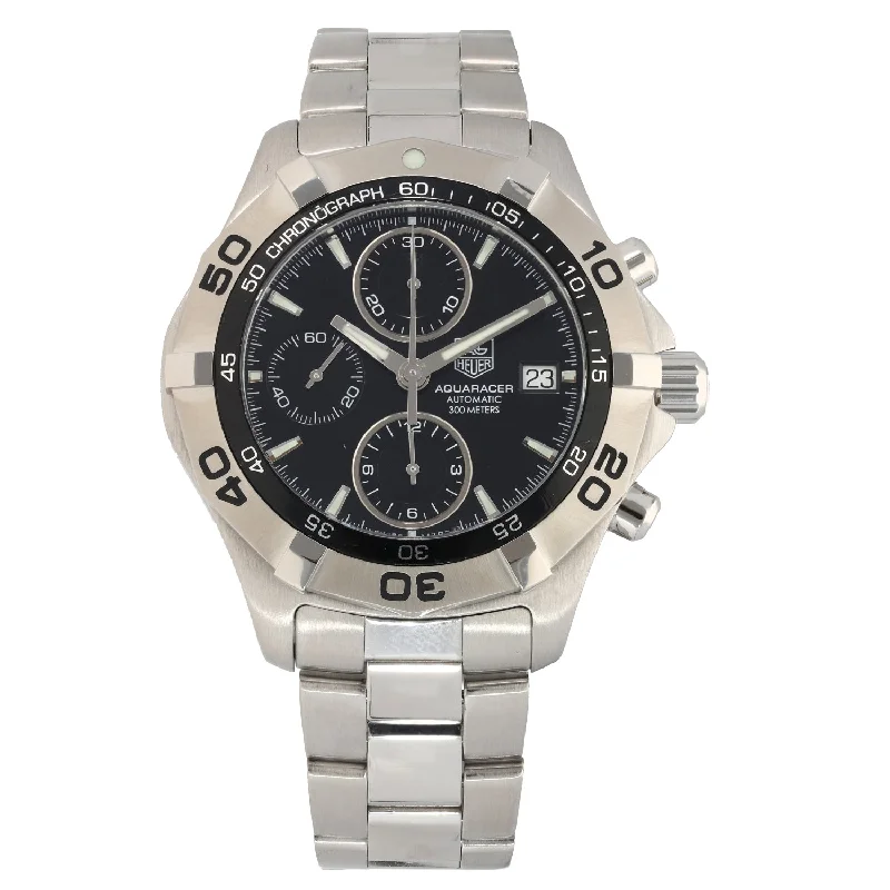 affordable quartz watches -Tag Heuer Aquaracer CAF2110 41mm Stainless Steel Watch