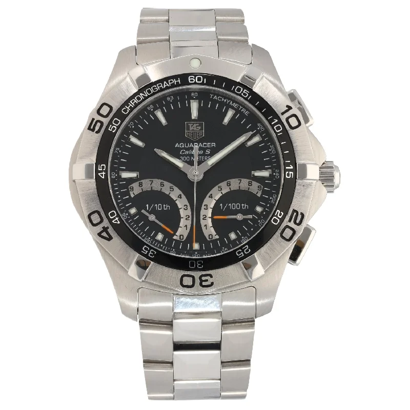 affordable watches for collectors -Tag Heuer Aquaracer CAF7010 43mm Stainless Steel Watch