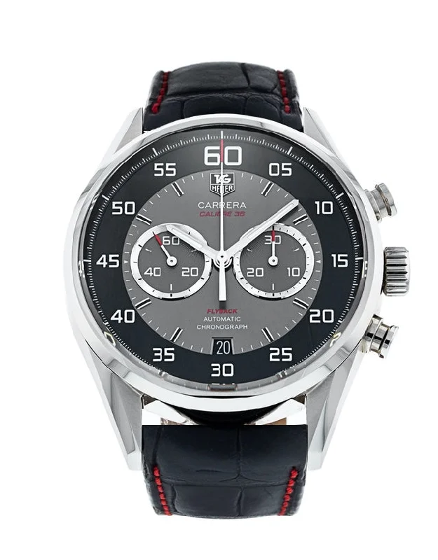 smartwatch with heart rate monitor for athletes -Tag Heuer Carrera Automatic Flyback Chronograph Men's Watch