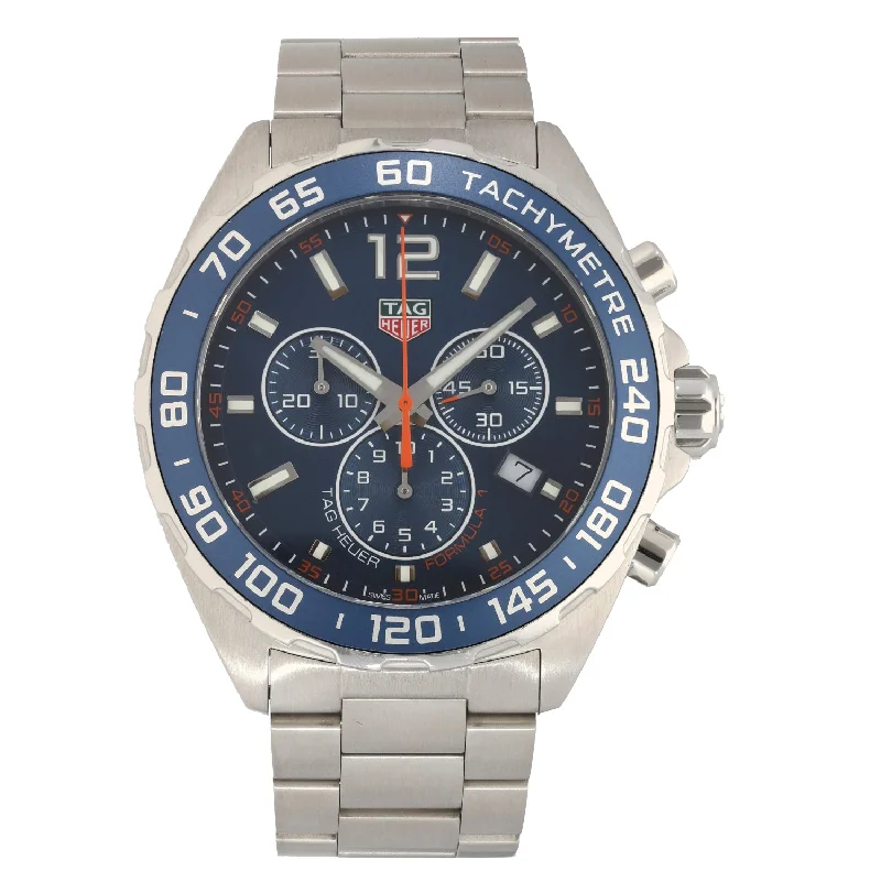 high-end watches with precision movements -Tag Heuer Formula 1 CAZ1014 43mm Stainless Steel Watch