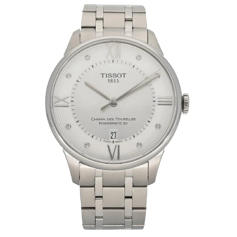 best dive watches for professional divers -Tissot Chemin Des Tourelles T099407 A 42mm Stainless Steel Watch