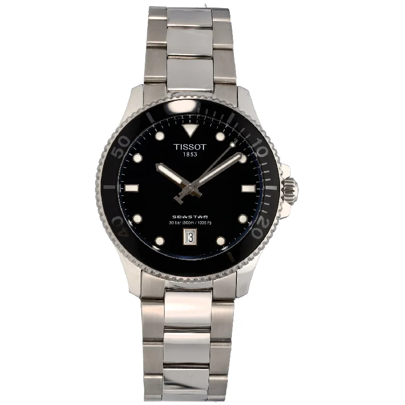 vintage-inspired watches for men -Tissot Seastar T120410 A 39mm Stainless Steel Watch