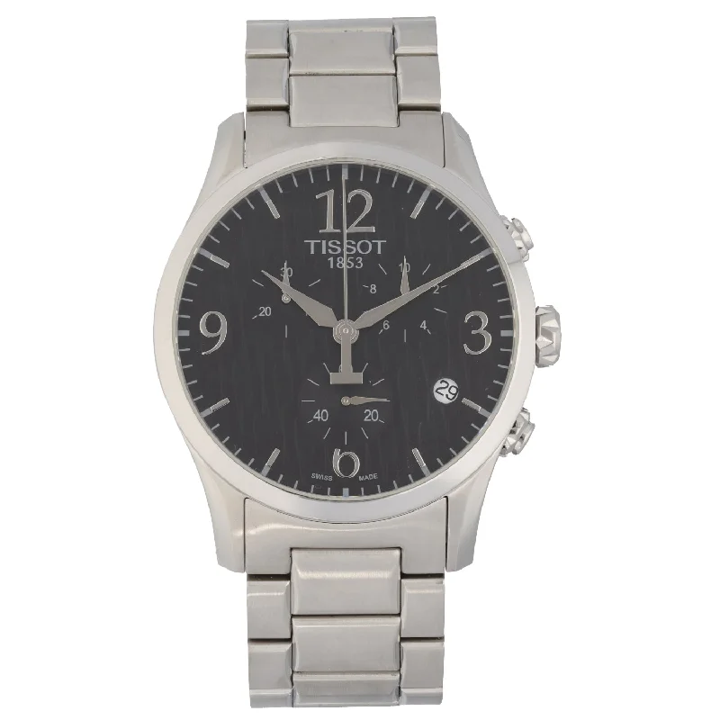 men's luxury watches with diamond dials -Tissot Stylist T028417 A 42mm Stainless Steel Watch