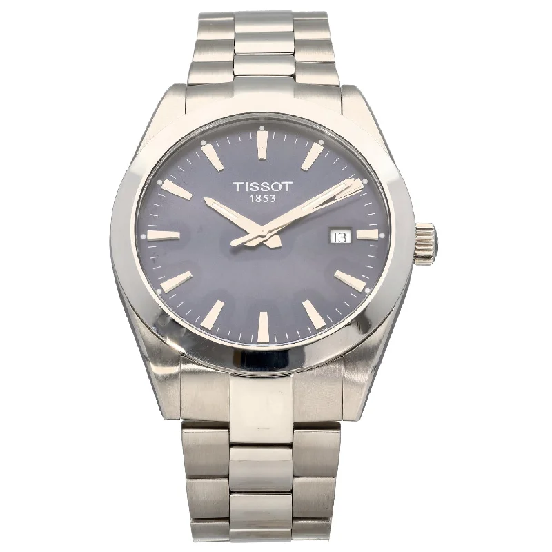 watches with large faces for visibility -Tissot T-Classic T127410 A 40mm Stainless Steel Watch